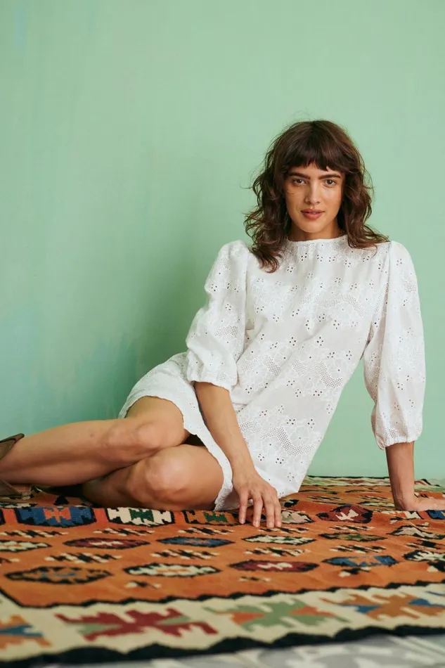 Dresses Shop Natalie Martin LISA DRESS Geranium Milk