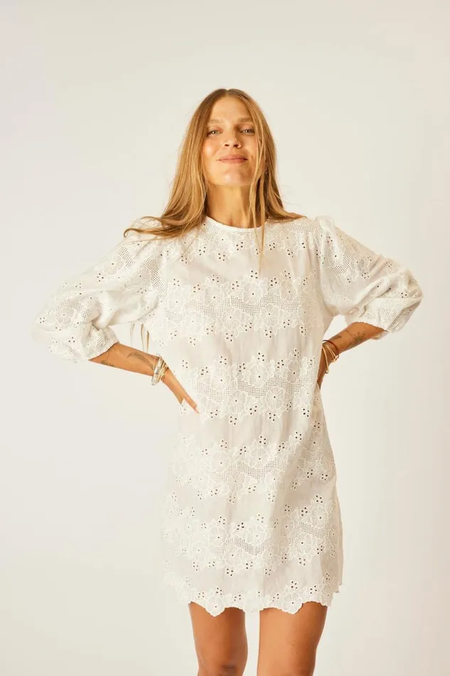 Dresses Shop Natalie Martin LISA DRESS Geranium Milk