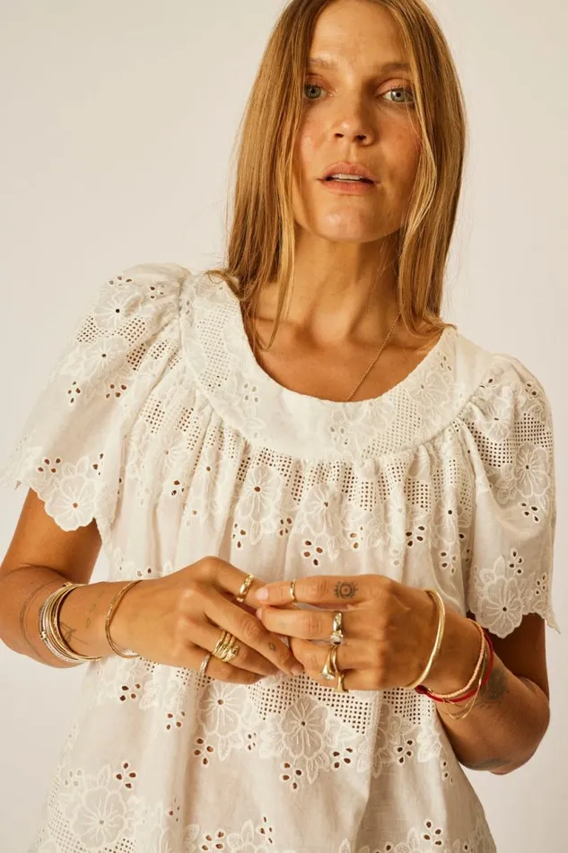 Dresses Shop Natalie Martin SIENNA MINI DRESS Geranium Milk