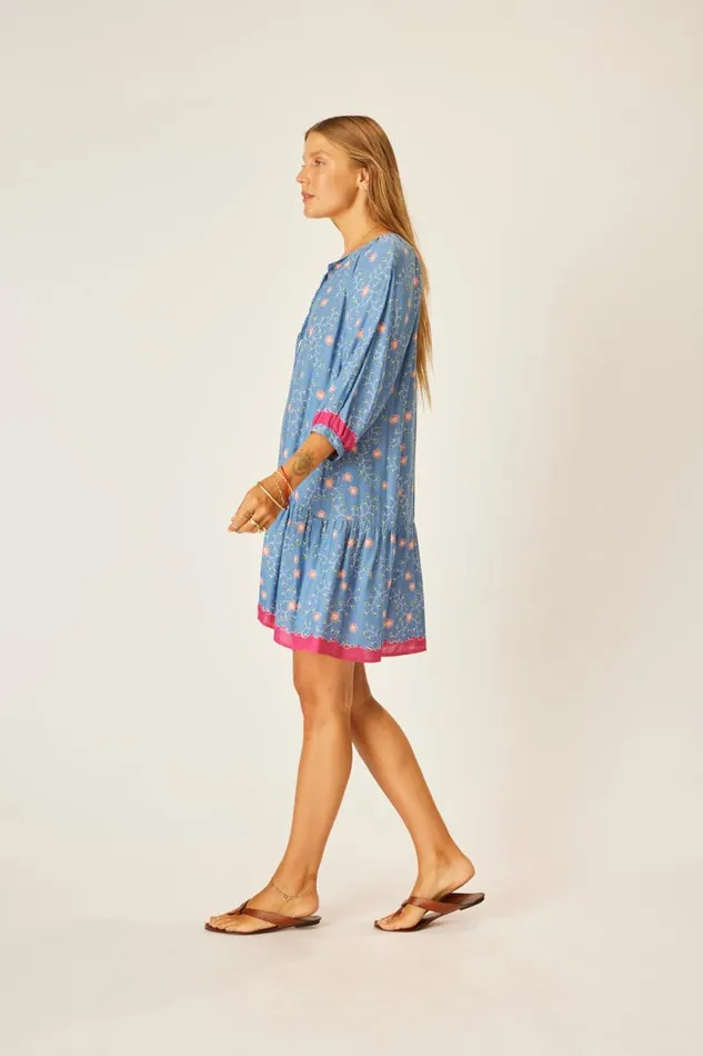 Dresses Shop Natalie Martin STEVIE DRESS Pinwheel Denim