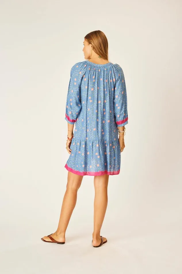 Dresses Shop Natalie Martin STEVIE DRESS Pinwheel Denim