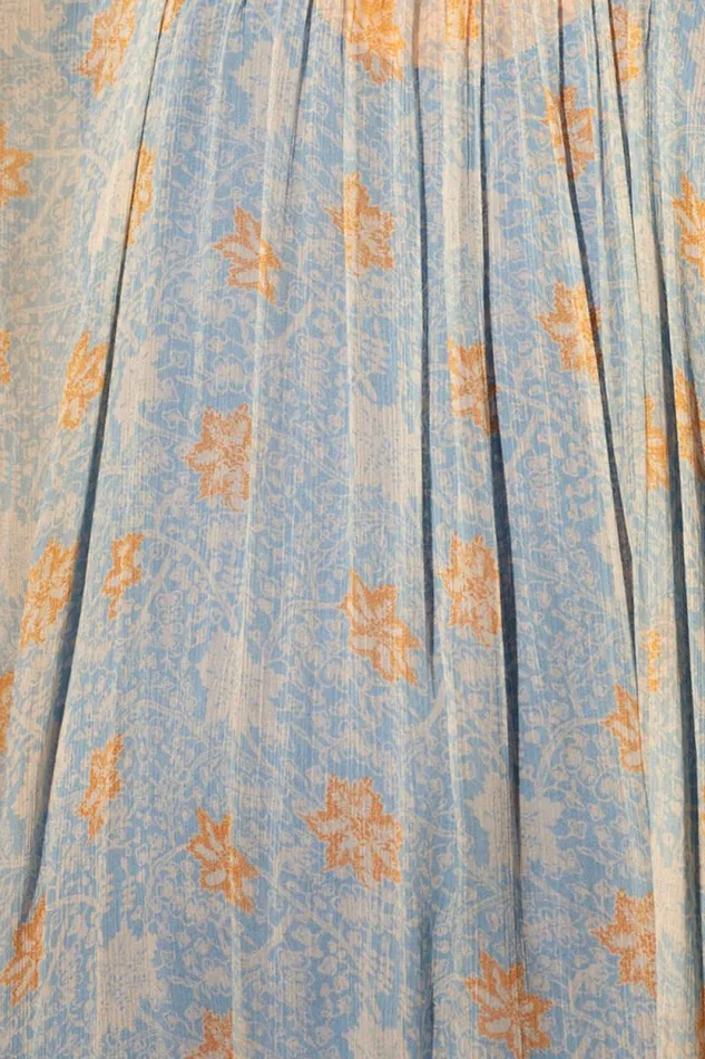 Dresses Shop Natalie Martin TOVA MAXI Snowflake Tangerine