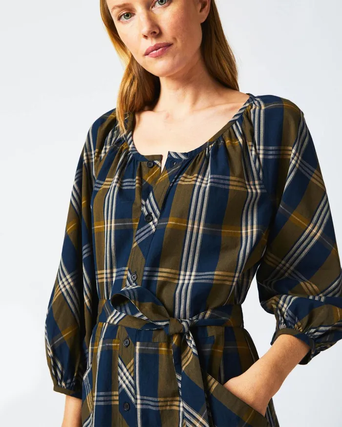 Dresses Women Billy Reid Prairie Dress Navygold