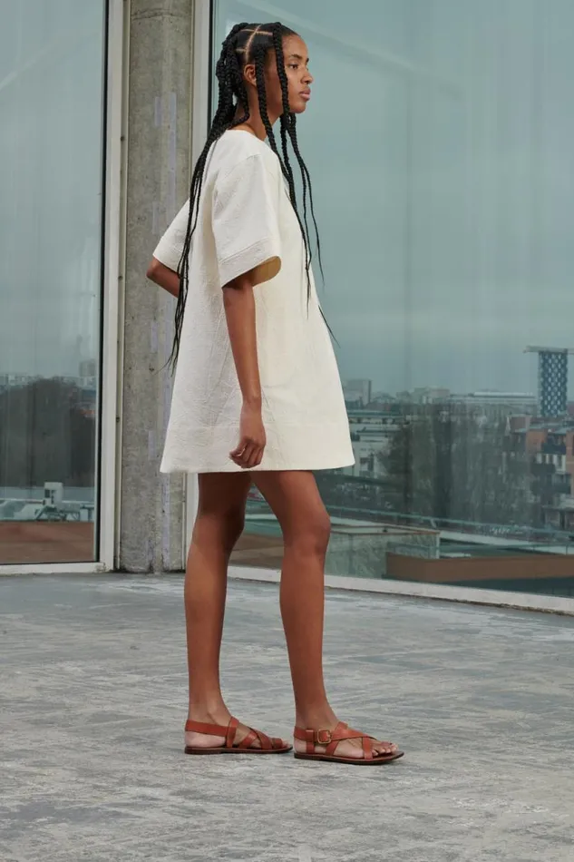 Dresses Women Soeur WAFFLE DRESS Offwhite
