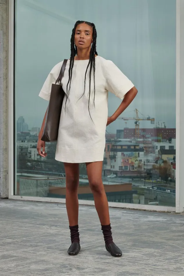 Dresses Women Soeur WAFFLE DRESS Offwhite