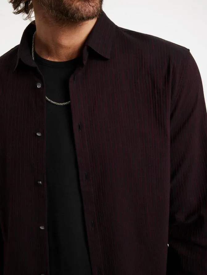 DYER SHIRT Black Clothing John Varvatos Shirts