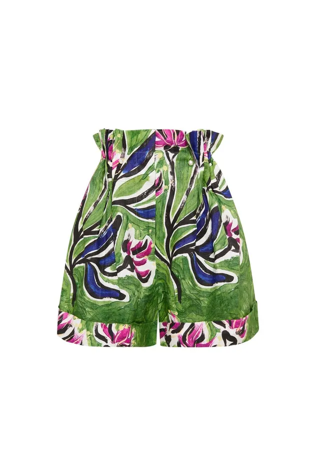 Eden Paper Bag Short Native Gumnut Floral Women Aje Shorts