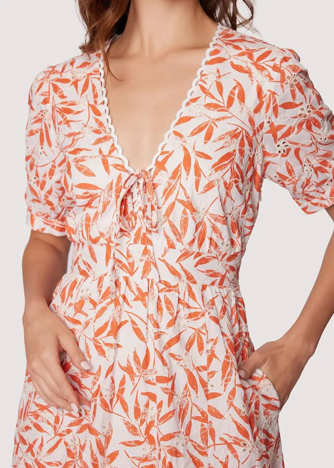 Enamour Midi Dress Creamredfloral Women Lost Wander Dresses