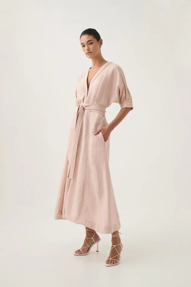 Ennoble Dress Blush Pink Women Aje Pink Dresses
