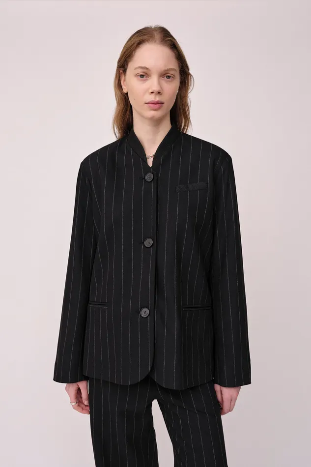 Felicity Pin Stripe 8211 Pin Stripe Coats Jackets and blazers Wonhundred Women