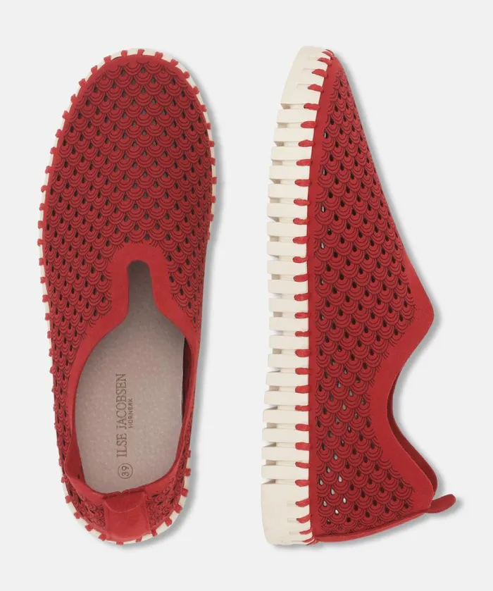 Flats 8211 Deep Red Shoes Ilse Jacobsen Tulip Flats Flats 8211 Deep Red Shoes Ilse Jacobsen Tulip Flats