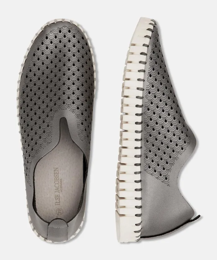 Flats 8211 Gun Metal Shoes Ilse Jacobsen Tulip Flats Flats 8211 Gun Metal Shoes Ilse Jacobsen Tulip Flats