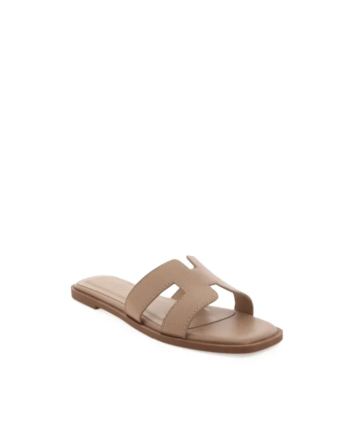 Flats Billini Sandals and Slides GORDY PRALINE