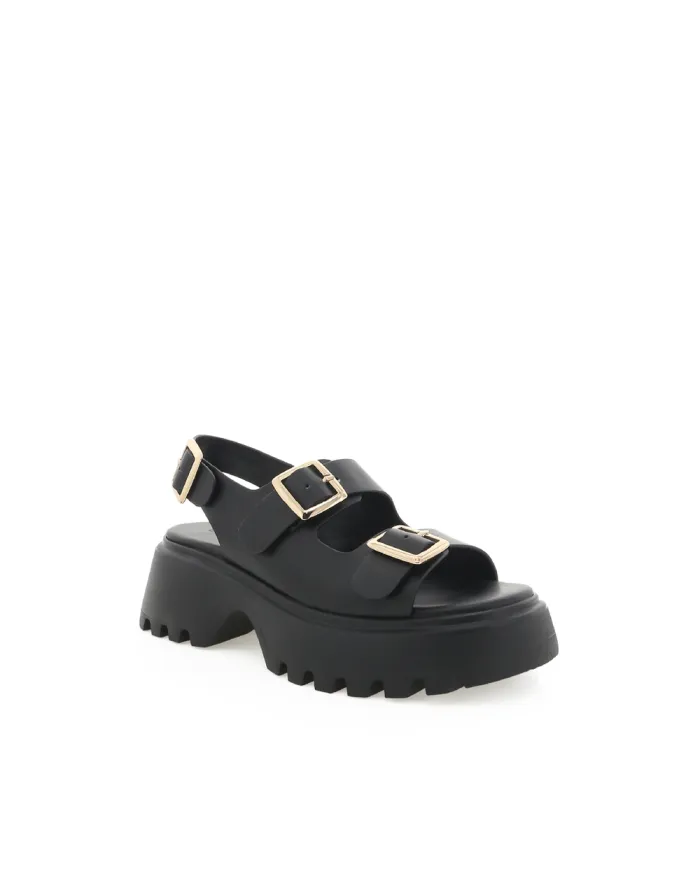 Flats Billini Sandals and Slides LIARA BLACK