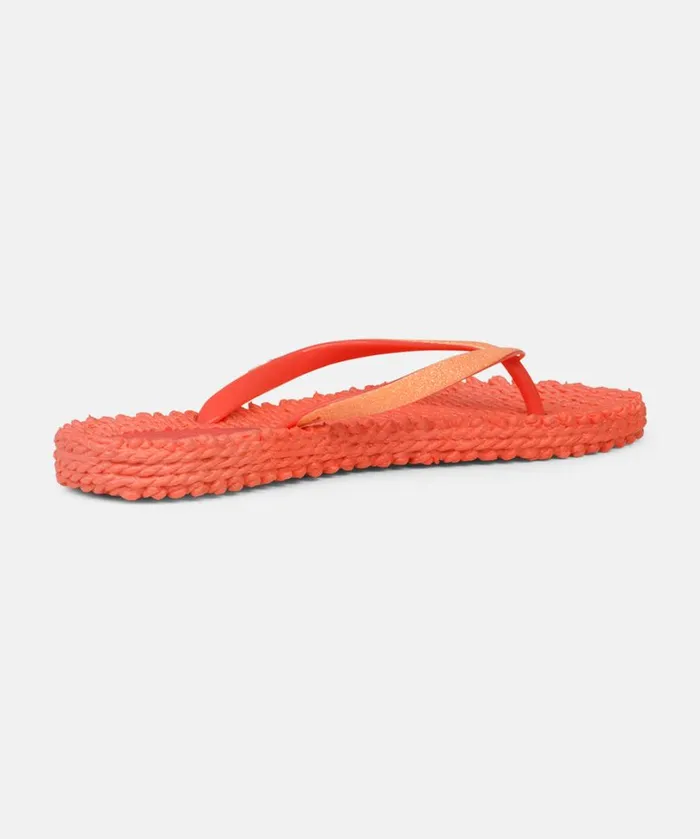 Flip Flop With Glitter 8211 Indian Red Shoes Ilse Jacobsen Flip Flops