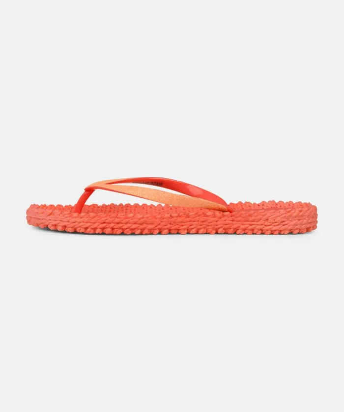 Flip Flop With Glitter 8211 Indian Red Shoes Ilse Jacobsen Flip Flops