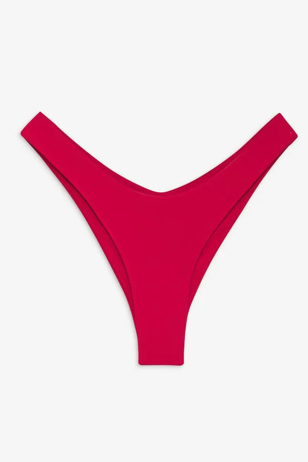 Frankies Bikinis Bikinis Women Katarina Cheeky Bikini Bottom True Red