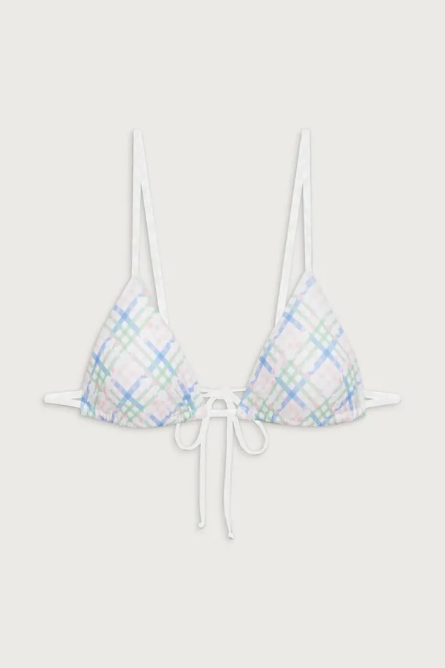 Frankies Bikinis Bikinis Women X DJERF AVENUE Lumia Triangle Bikini Top Cottage Meadow
