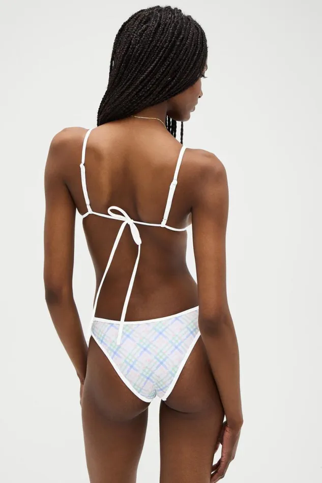 Frankies Bikinis Bikinis Women X DJERF AVENUE Lumia Triangle Bikini Top Cottage Meadow