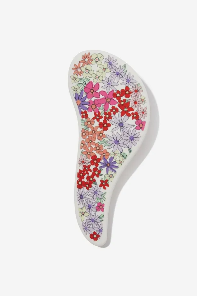 Girls 214 Hair Accessories Cotton On Detangle Brush Itty Bitty Floralwhite