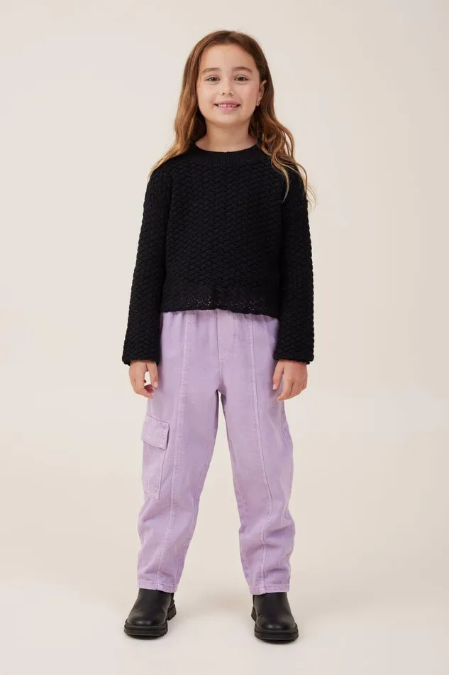 Girls 214 Jackets and Sweaters Cotton On Ruby Knit Jumper Black