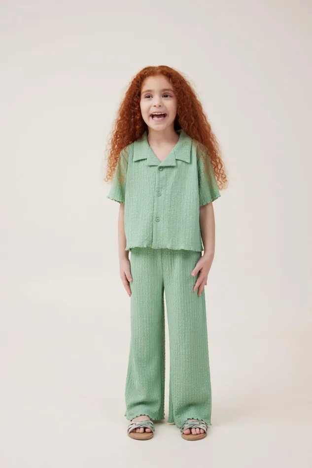 Girls 214 Leggings Pants and Jeans Cotton On Hallie Pant Smashed Avo