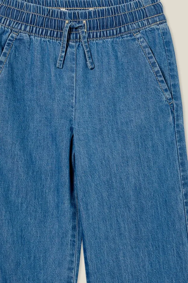 Girls 214 Leggings Pants and Jeans Cotton On Kirsty Wide Leg Jean Weekend Wash