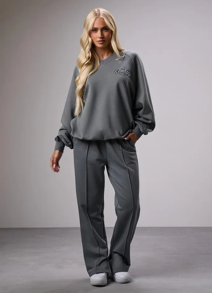 Gym King CoOrds Women GKW Sports Luxe Straight Leg Jogger 8211 Dark Sage