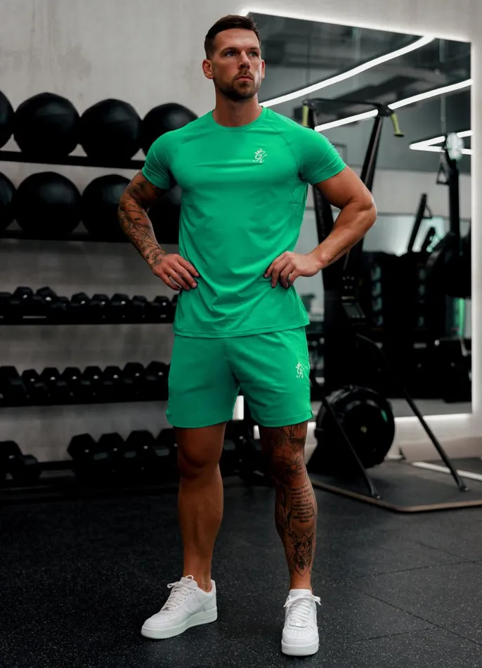 Gym King Gymwear Men Energy Short 8211 Apple Green