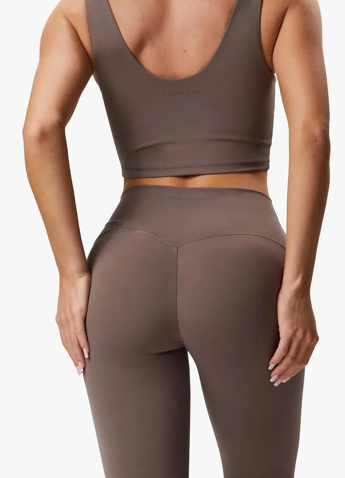 Gym King Gymwear Women Peach Luxe Legging 8211 Praline Luxe