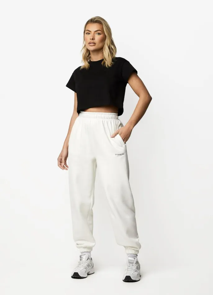Gym King Joggers Women Established Relaxed Fit Jogger 8211 Cream