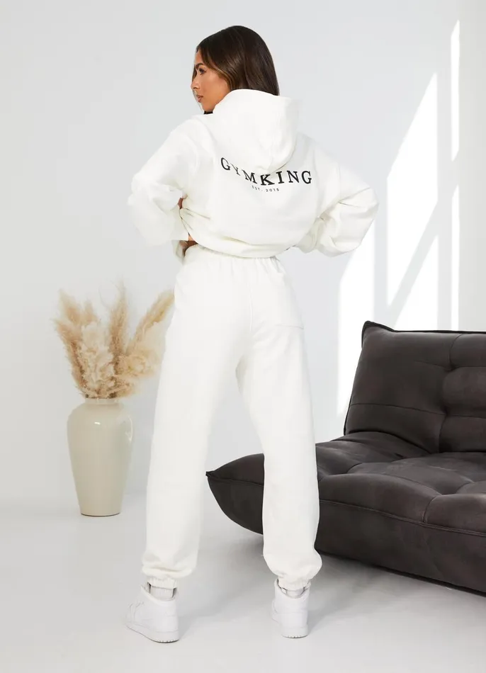Gym King Joggers Women Established Relaxed Fit Jogger 8211 Cream