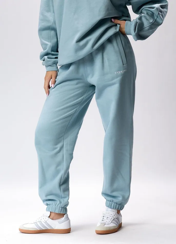 Gym King Joggers Women Established Relaxed Fit Jogger 8211 Stone Blue