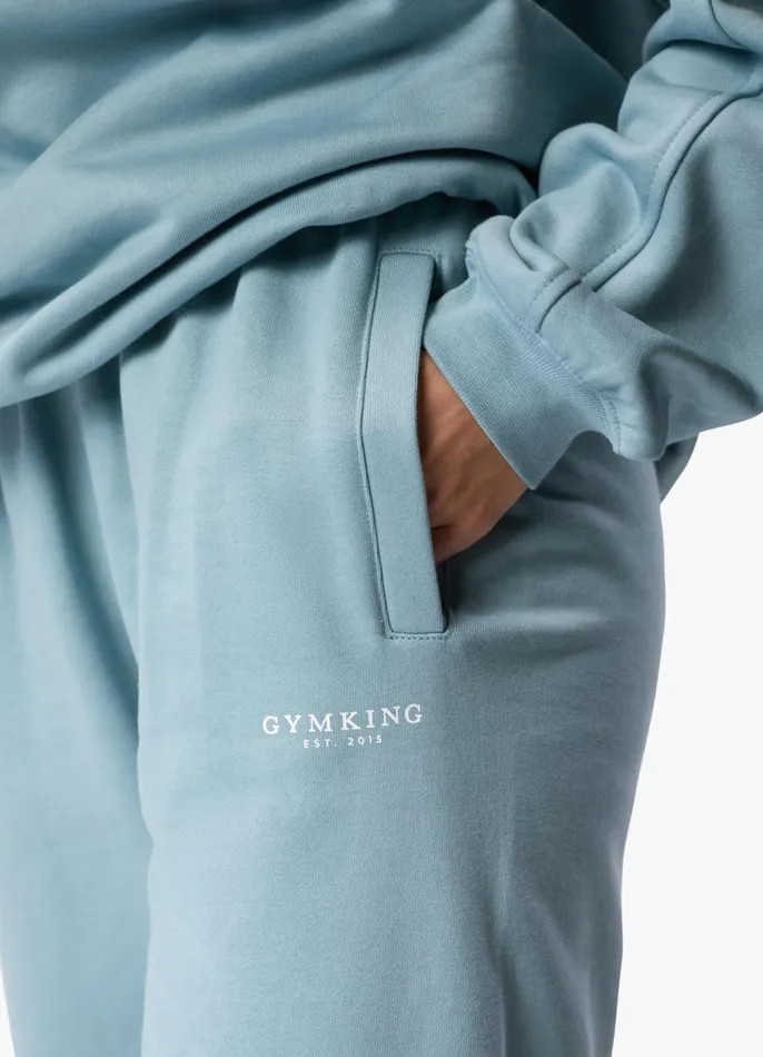Gym King Joggers Women Established Relaxed Fit Jogger 8211 Stone Blue