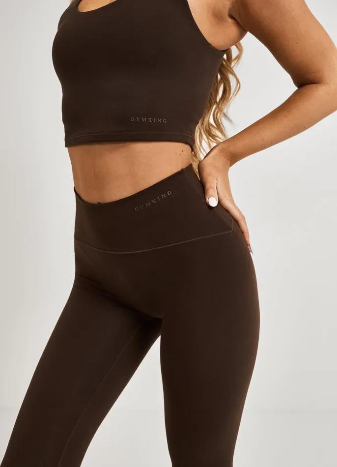 Gym King Leggings Women Peach Luxe Legging 8211 Cocoa Luxe