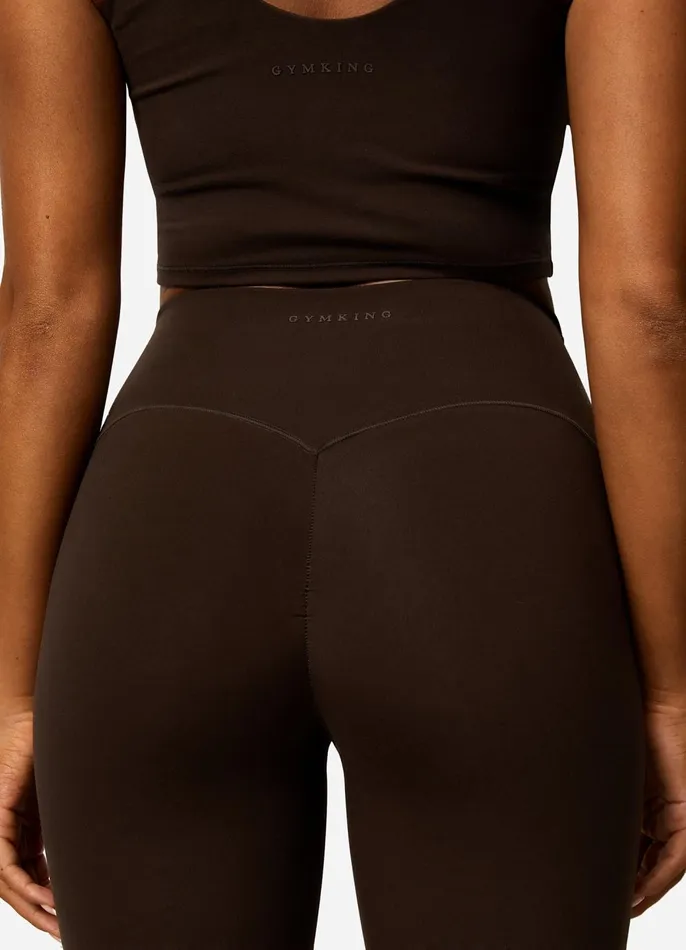 Gym King Leggings Women Peach Luxe Legging 8211 Cocoa Luxe