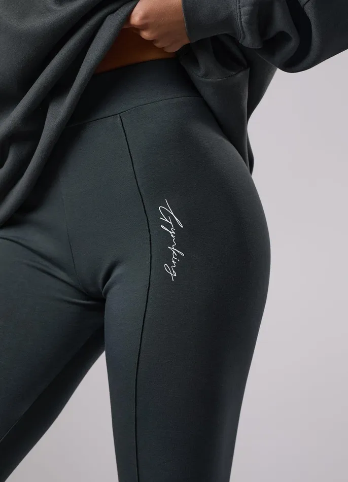 Gym King Leggings Women Reset Legging 8211 Green Smoke