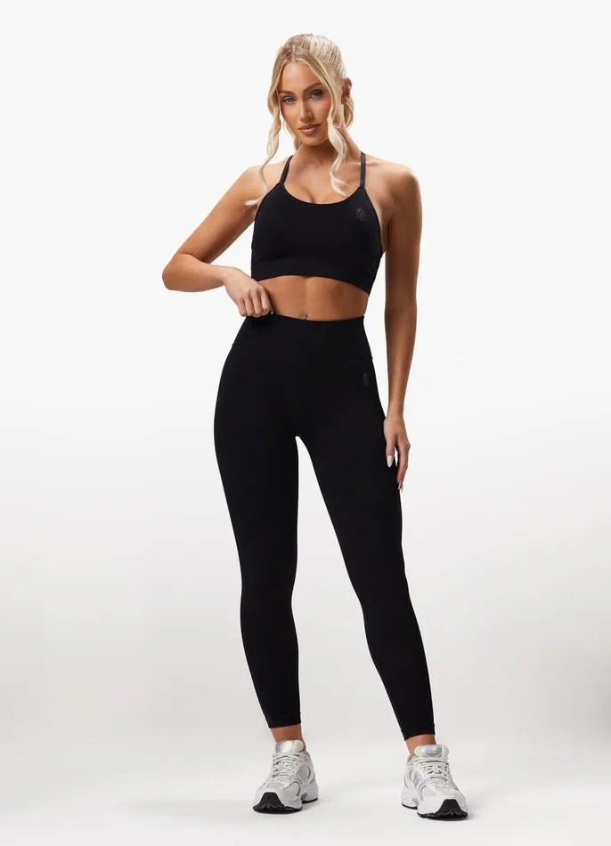 Gym King Leggings Women Sculpt Seamless Legging 8211 Black
