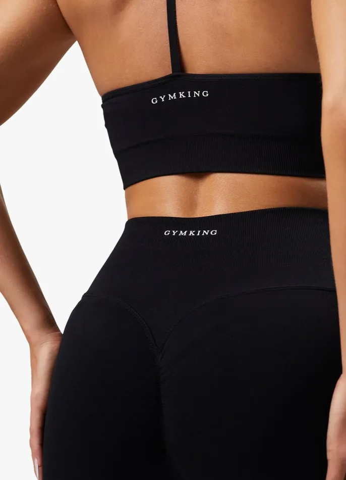 Gym King Leggings Women Sculpt Seamless Legging 8211 Black