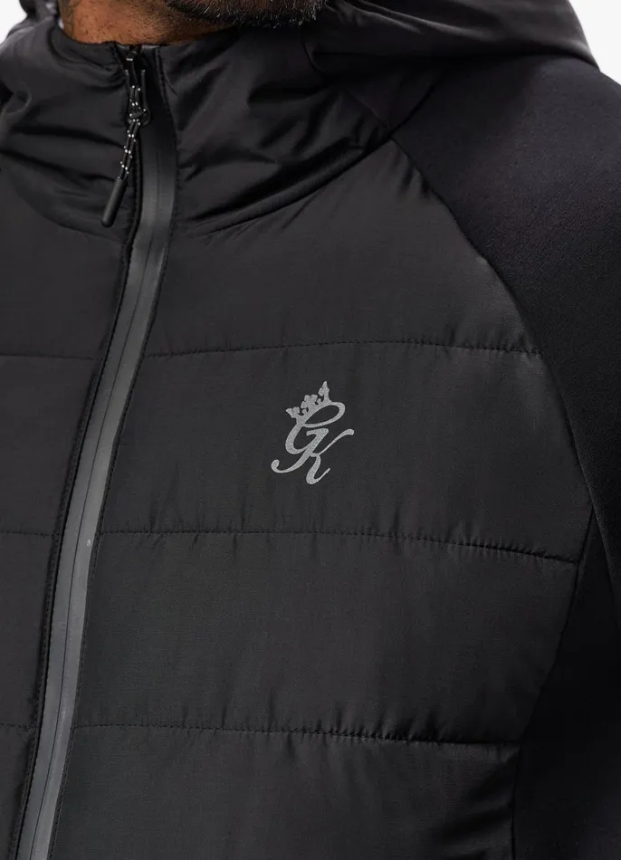 Gym King Outerwear Men Hybrid Jacket 8211 Black