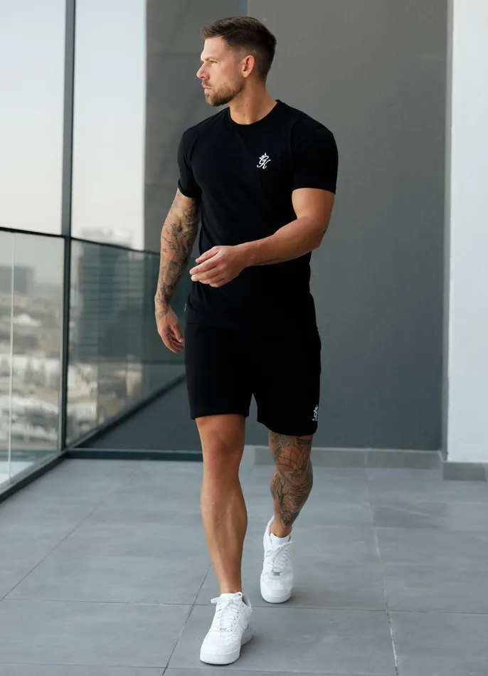 Gym King Shorts Men Fundamental Fleece Short 8211 Black