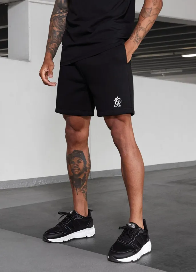 Gym King Shorts Men Fundamental Fleece Short 8211 Black