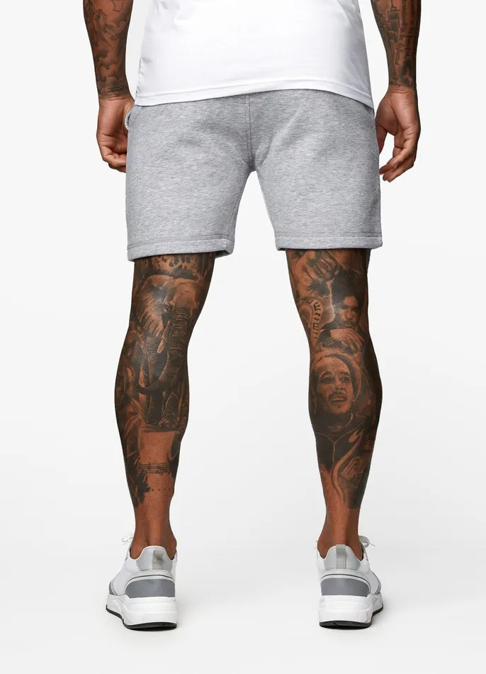 Gym King Shorts Men Fundamental Fleece Short 8211 Grey Marl