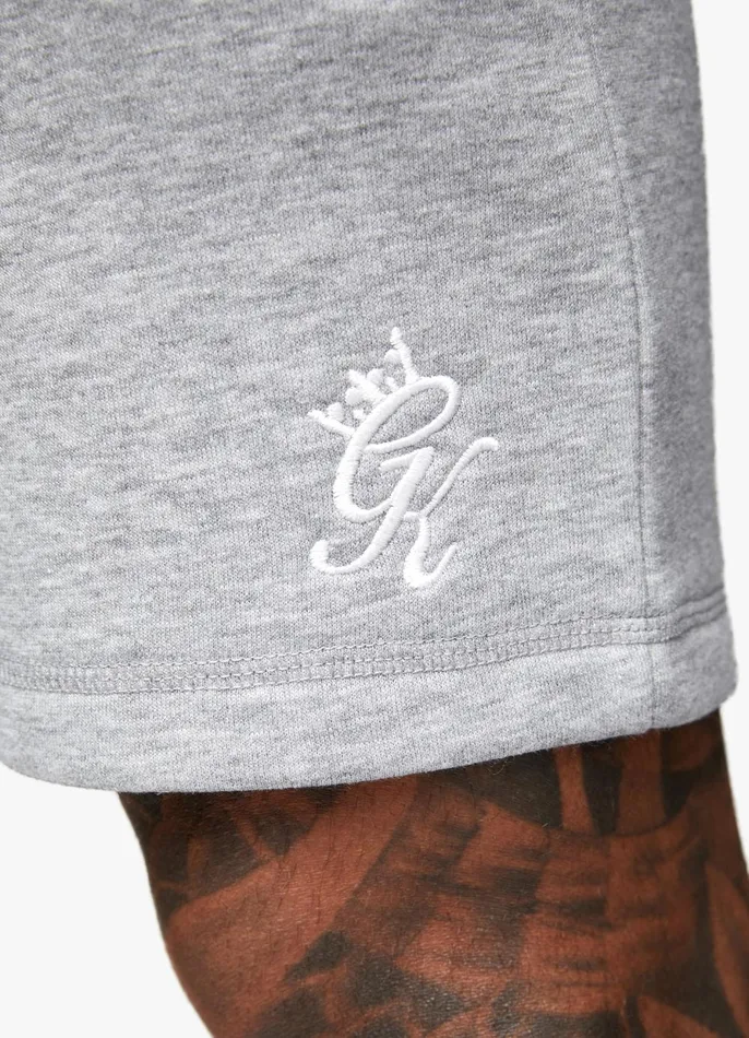 Gym King Shorts Men Fundamental Fleece Short 8211 Grey Marl