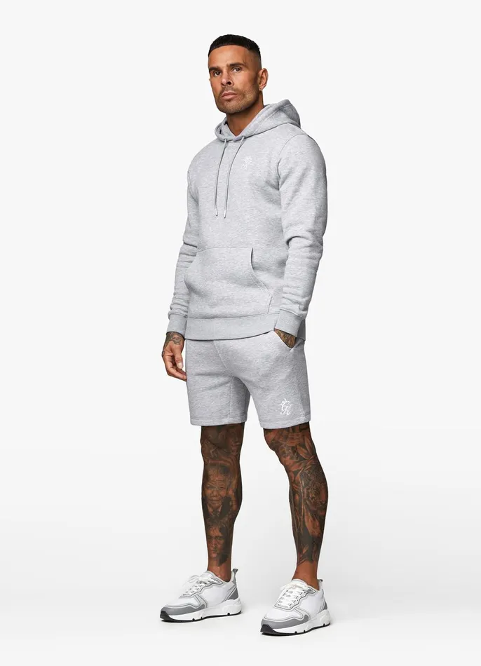 Gym King Shorts Men Fundamental Fleece Short 8211 Grey Marl