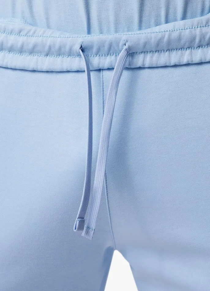 Gym King Shorts Men Split Linear Short 8211 Soft Blue