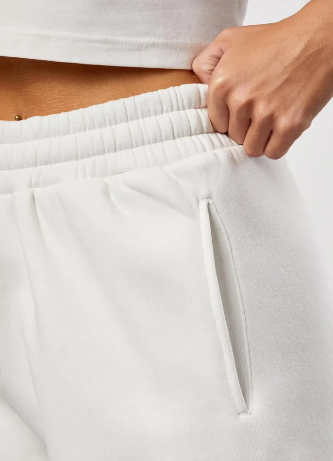 Gym King Shorts Women 365 Fleece Shorts 8211 Cream
