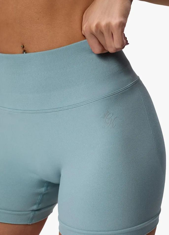 Gym King Shorts Women Sculpt Seamless 3034 Short 8211 Stone Blue