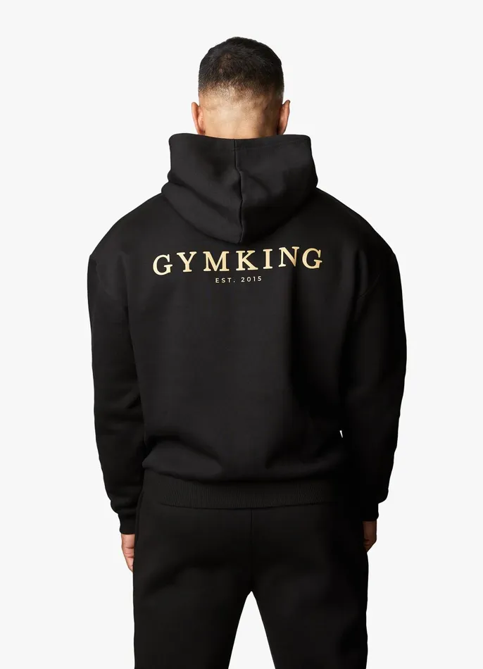 Gym King Sweatshirts and Hoodies Men Established Hood 8211 BlackGold