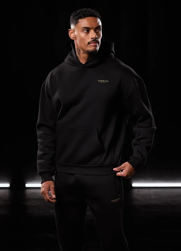 Gym King Sweatshirts and Hoodies Men Established Hood 8211 BlackGold